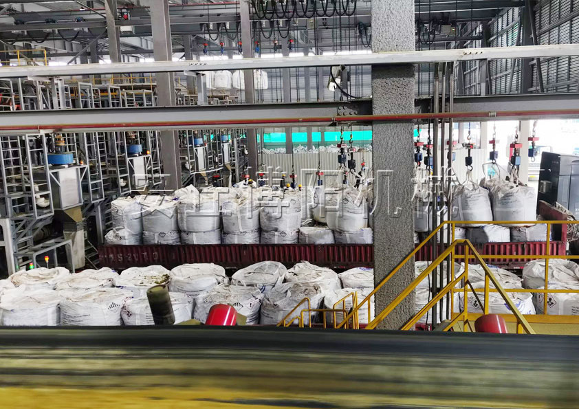 氫氧化鎳全自動噸袋拆袋機(jī) 全自動噸袋拆包機(jī)工作步驟和流程